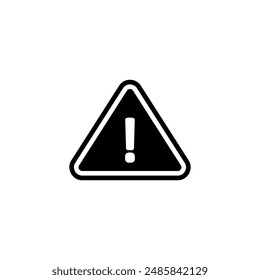 Alert icon vector. Warning sign icon.