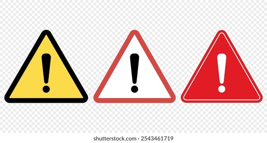 Alert icon of warning attention icon