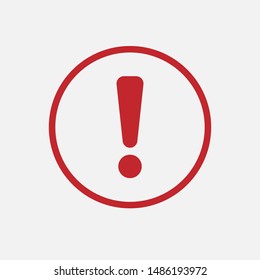 Alert Icon. Warning Symbol for Design, Presentation, Website or Apps Elements - Vector.