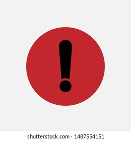 Alert Icon. Warning Vector, Sign and Symbol for Design, Presentation, Website or Apps Elements.