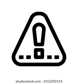 alert icon for your website, mobile, presentation, and logo design.