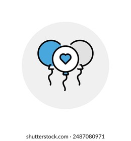 Iconos de alerta conjunto ilustración de stock de Vector