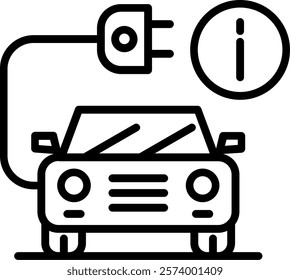 Alert Line Vector Icon Design