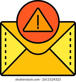 Alert Line vector Icon Design