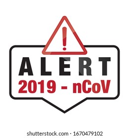 alert logo for new coronavirus