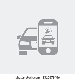 Alert for mechanical car problem on smartphone