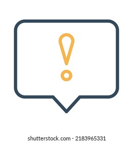  Alert message Isolated Vector icon which can easily modify or edit

