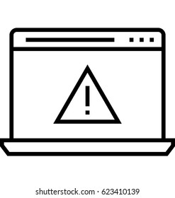 Alert Message Vector Icon