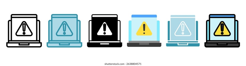 Alert multi style, mini illustration icon. use for modern concept, print, UI, UX kit, web and app development. Vector related to account management, ecommerce, banking and finance.

