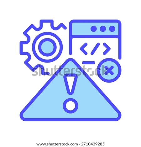 Alert Notification Line Icon, Outline Symbol for System Warning, Urgent Message, Error Signal, Status Update, and Event Reminder. Vector Sign Icon.