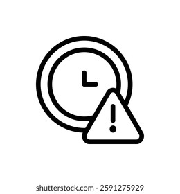 Alert Outline Icon. Alert Icon