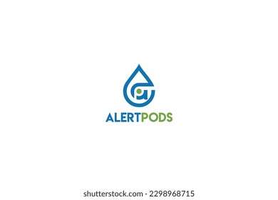 alert pods combination mark creative modern minimalist elegant logo design template.eps
