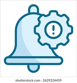 Elemento De Ícone De Configuração De Alerta Para Design