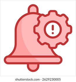 Elemento De Icono De Configuración De Alerta Para Diseño