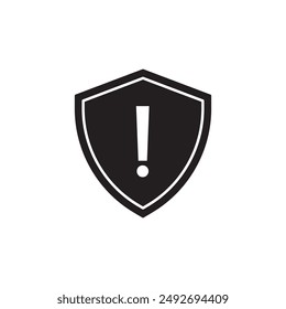 Alert sign icon design, isolated on white background, vector illustration