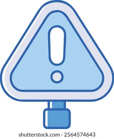 Alert sign icon style vector illustration and modern design 