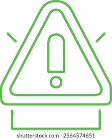 Alert sign icon style vector illustration and modern design 