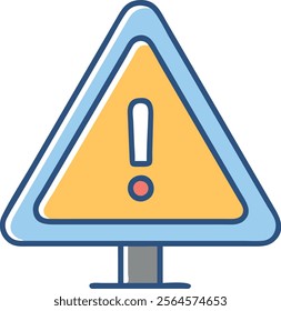 Alert sign icon style vector illustration and modern design 