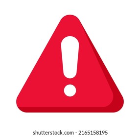 Alert sign icon. Vector illustration