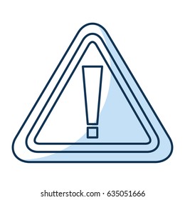 alert sign isolated icon
