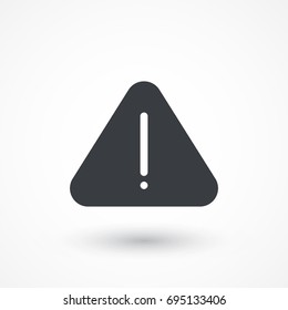 Alert sign vector icon. Warning sign. Caution sign