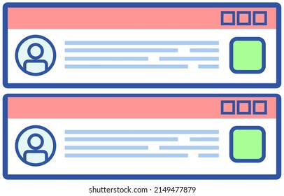 Alert in social media, notification sign. App for chatting and mailing icon vector illustration. Virtual account, user profile design. Digital technology, mobile application, phone program template