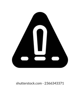 alert solid icon. vector icon for your website, mobile, presentation, and logo design.