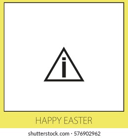 Alert stock Vector Icon.
