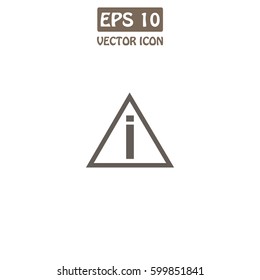Alert stock Vector Icon.