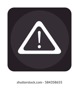 alert symbol isolated icon