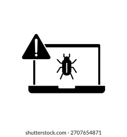 Eps de dibujo de línea de trazo editable de contorno de icono de sistema de alerta.