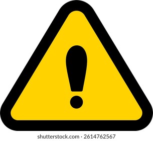 Alert Triangle Symbol with Exclamation