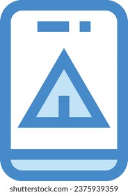 icono de diseño de vector de alerta para descarga. Eps