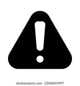 Alert Vector Glyph Icon For Personal And Commercial Use.
