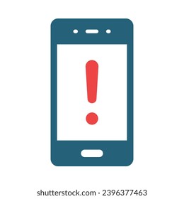 Alert Vector Glyph Two Color Icons For Personal And Commercial Use.
