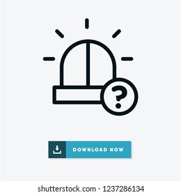 Alert vector icon