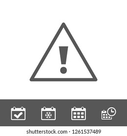 Alert vector icon