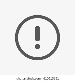 Alert vector icon