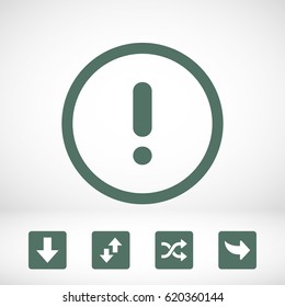 Alert vector icon