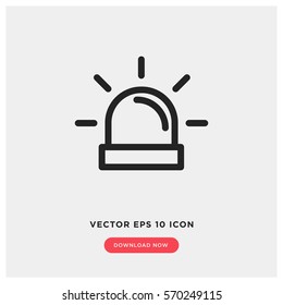 Alert vector icon, caution symbol. Modern, simple flat vector illustration for web site or mobile app