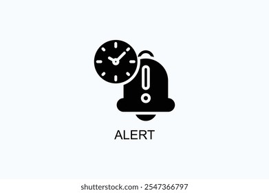 Icono De Vector De Alerta O Ilustración De Logo