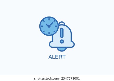 Alert Vector Icon Or Logo Illustration