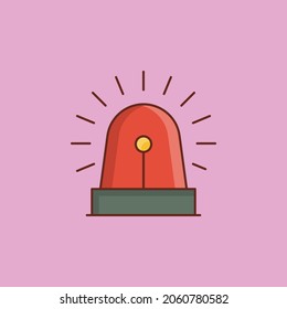 alert Vector illustration on a transparent background. Premium quality symbols. Vector Line Flat color  icon for concept and graphic design.