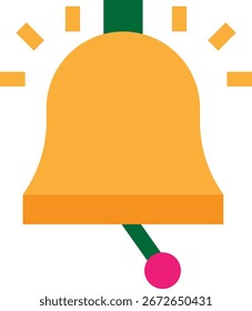 Warnmeldungswarnsymbol, Vektorgrafik, flach