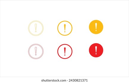 Alert Warning icon icon set vector icon warning vector icon