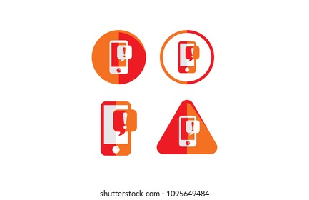 alert, warning sign logo symbol vector