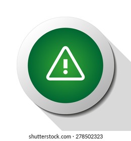 Alert, web icon. Vector design