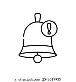 Alerts vector icon stock illustration