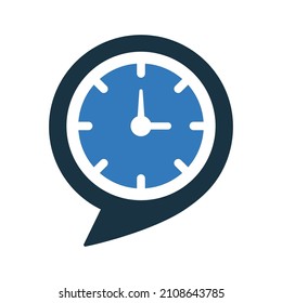 Alexa, Smart Clock Icon. Simple Editable Vector Illustration.