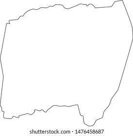 Alexander county map in the State of North Carolina